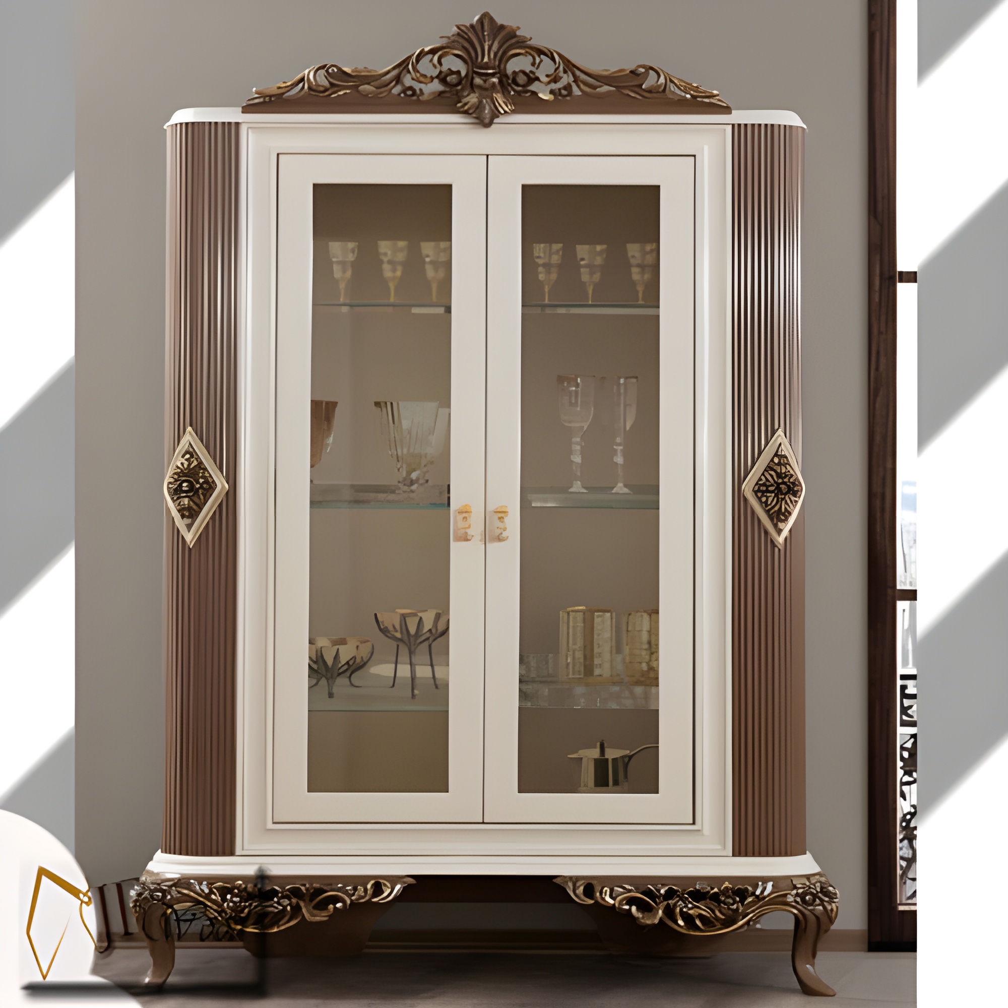 Camlica Luxury Glass Display Cabinet